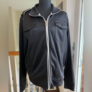 EXPRESS BLACK AND WHITE JACKET W/4 POCKETS‎